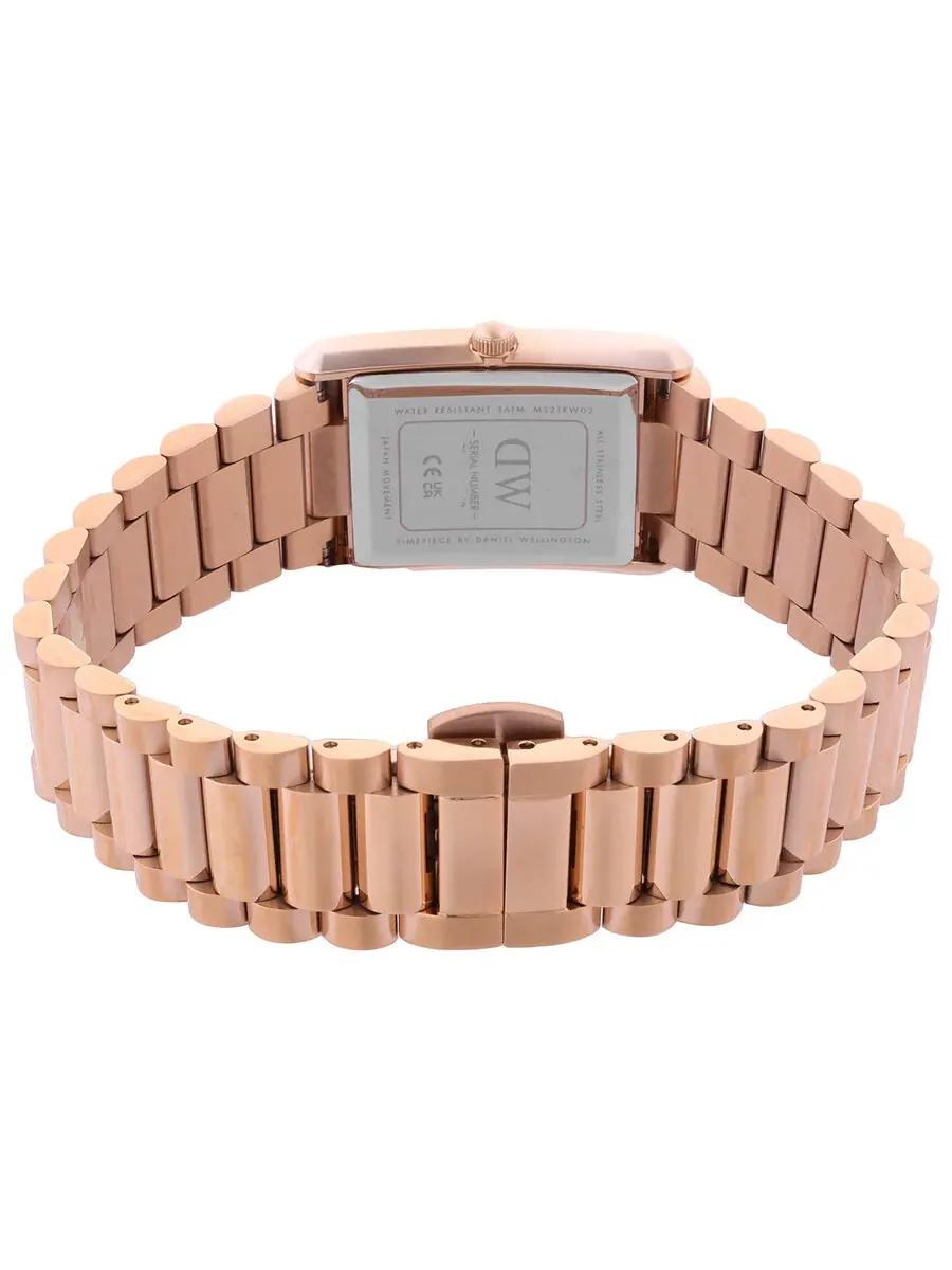 Женские часы Daniel Wellington Bound Quartz с белым циферблатом DW00100699 — изображение 3 из 3, оттенок розовый золотистый