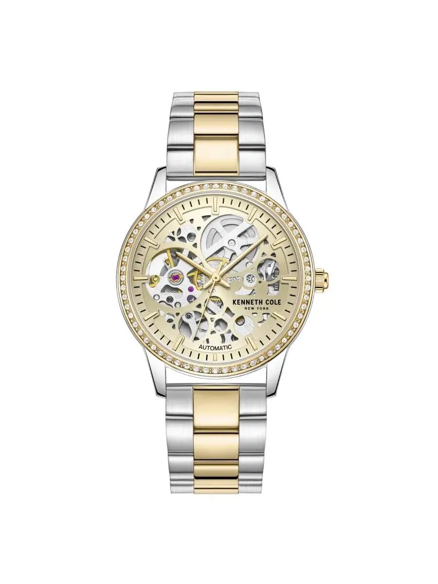 Женские часы Kenneth Cole New York с автоматическим скелетоном и циферблатом KCWLL2219220 — изображение 1 из 3