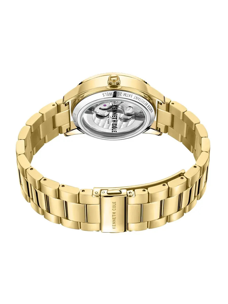 Женские часы Kenneth Cole New York с автоматическим скелетоном и циферблатом KCWLL2222410 — изображение 3 из 3