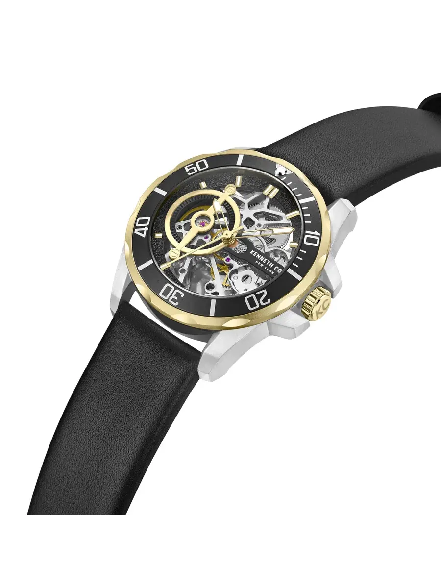 Мужские автоматические часы Kenneth Cole New York с прозрачным циферблатом KCWGE0012810 — изображение 2 из 3
