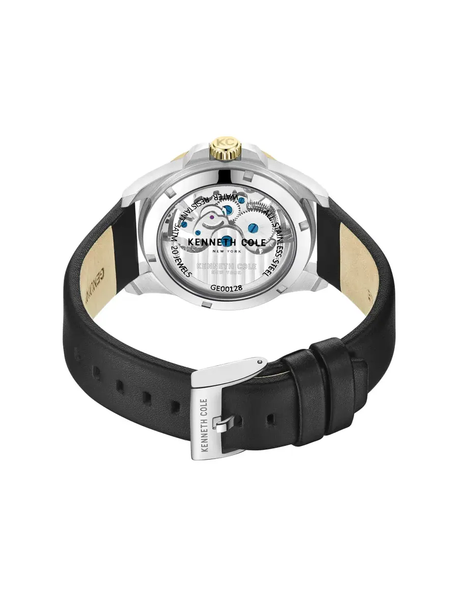Мужские автоматические часы Kenneth Cole New York с прозрачным циферблатом KCWGE0012810 — изображение 3 из 3