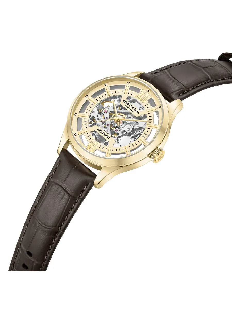 Мужские часы Kenneth Cole New York с автоматическим скелетоном и циферблатом KCWGE0027210 — изображение 2 из 3