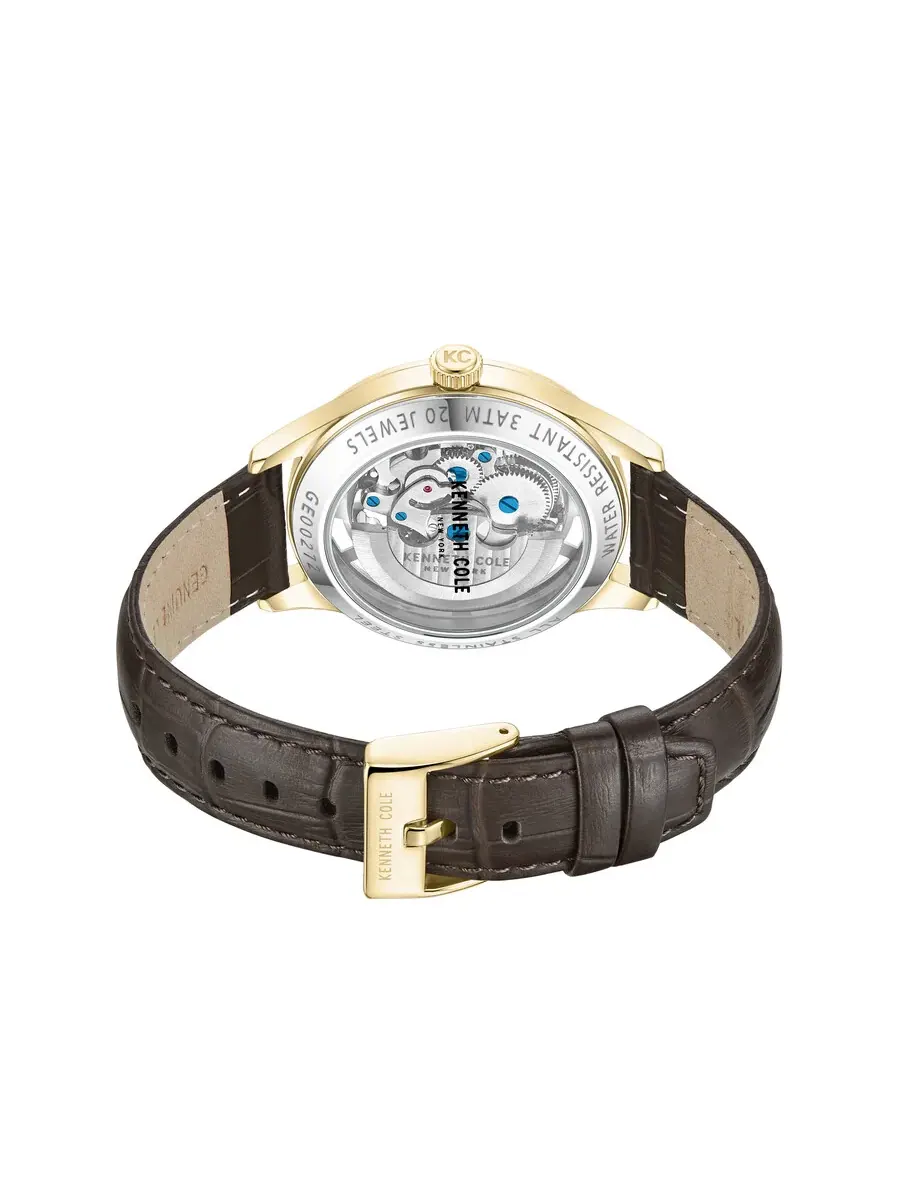 Мужские часы Kenneth Cole New York с автоматическим скелетоном и циферблатом KCWGE0027210 — изображение 3 из 3