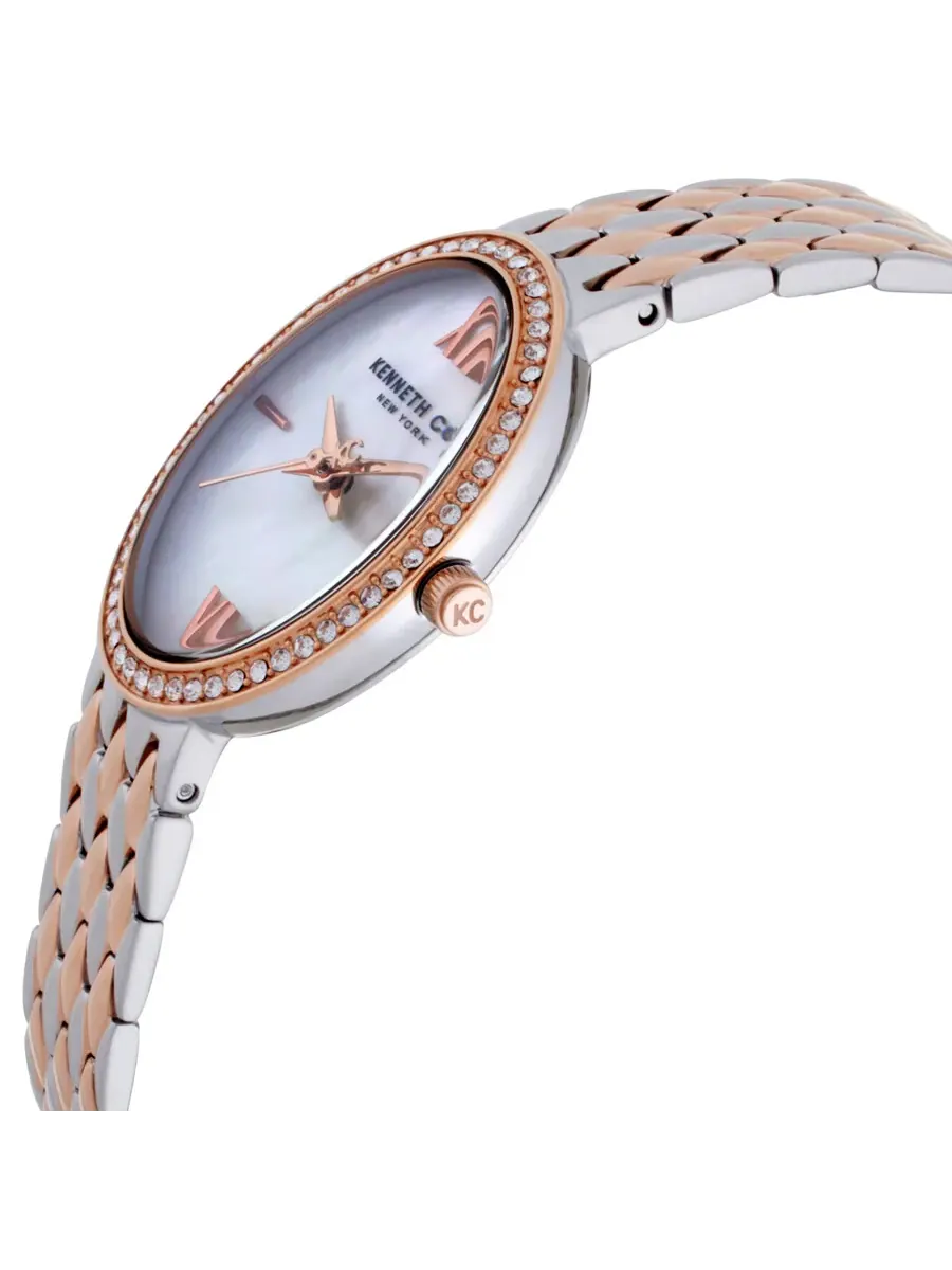 Женские часы Kenneth Cole New York с кварцевым механизмом и перламутровым циферблатом KCWLG0068303 — изображение 2 из 3
