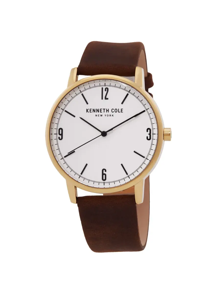 Мужские часы Kenneth Cole New York с кварцевым механизмом и белым циферблатом KCWGA7006602 — изображение 1 из 3