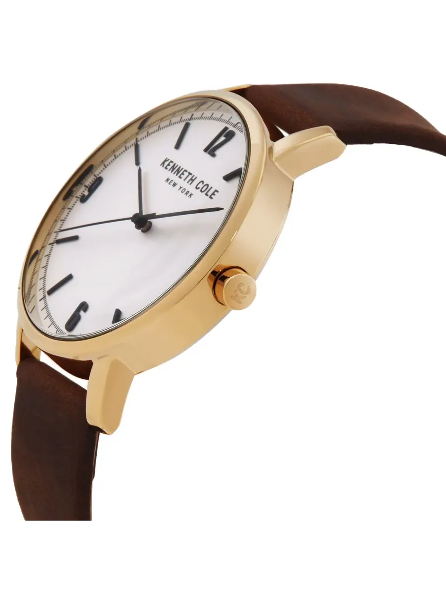 Мужские часы Kenneth Cole New York с кварцевым механизмом и белым циферблатом KCWGA7006602 — изображение 2 из 3