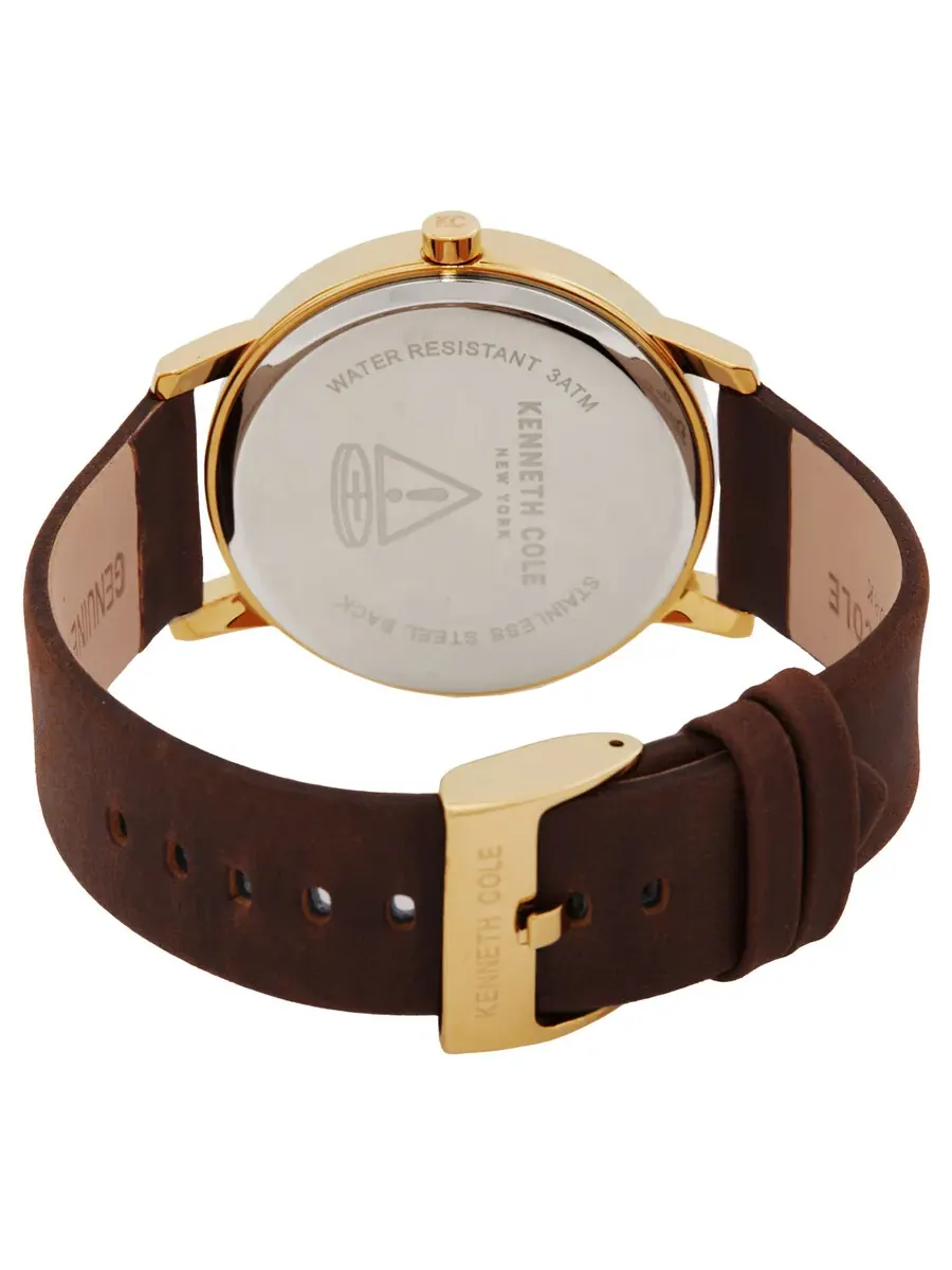 Мужские часы Kenneth Cole New York с кварцевым механизмом и белым циферблатом KCWGA7006602 — изображение 3 из 3
