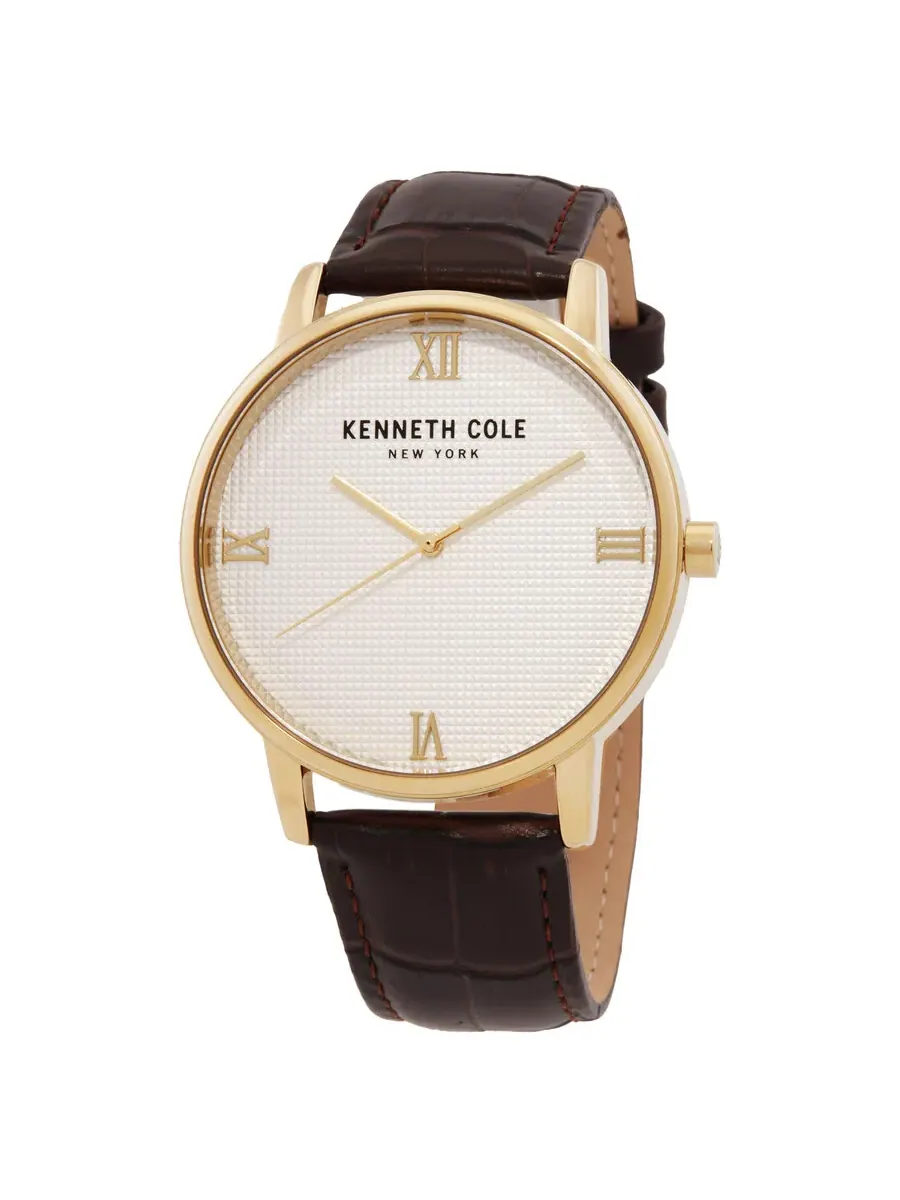 Мужские часы Kenneth Cole New York с кварцевым механизмом и белым циферблатом KCWGA7006702 — изображение 1 из 3