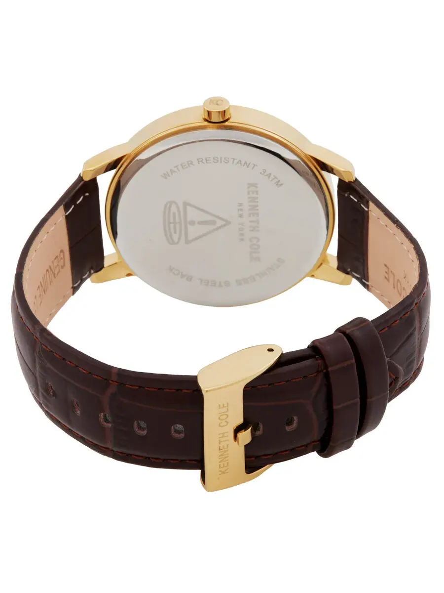 Мужские часы Kenneth Cole New York с кварцевым механизмом и белым циферблатом KCWGA7006702 — изображение 3 из 3