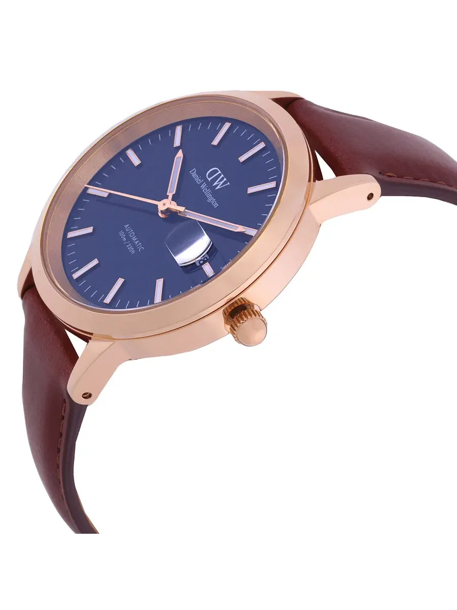 Часы Daniel Wellington Iconic St Mawes с автоматическим механизмом и синим циферблатом DW00100758 — изображение 2 из 3