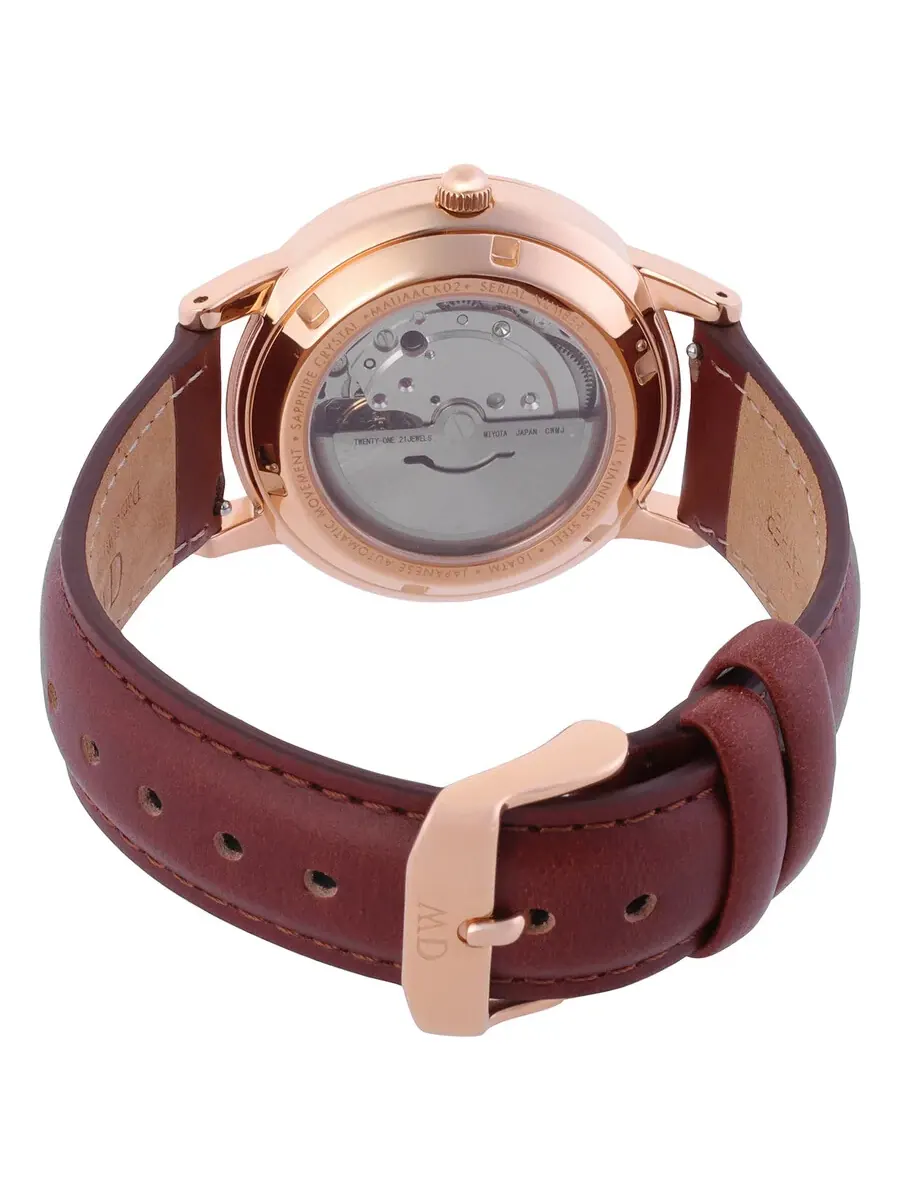 Часы Daniel Wellington Iconic St Mawes с автоматическим механизмом и синим циферблатом DW00100758 — изображение 3 из 3