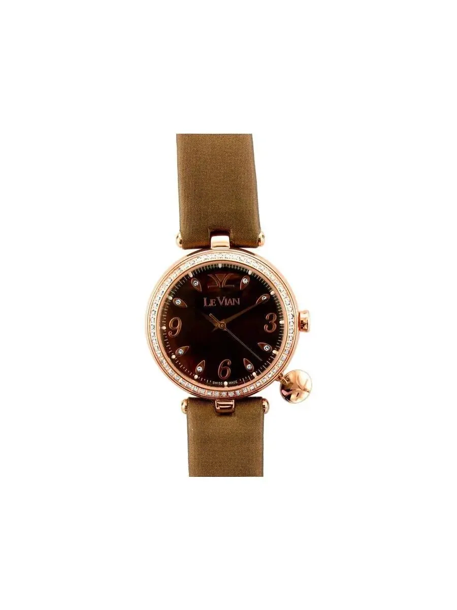 Женские часы Le Vian Le Vian Time Quartz с бриллиантом LV9006-DC — изображение 1 из 1, оттенок розовый золотистый