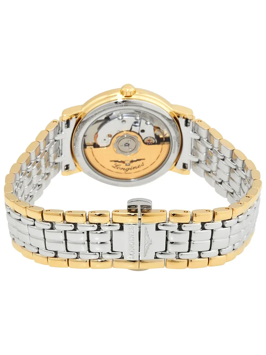 Женские автоматические часы Longines Presence L4.821.2.52.7 — изображение 3 из 3, оттенок желтый золотистый