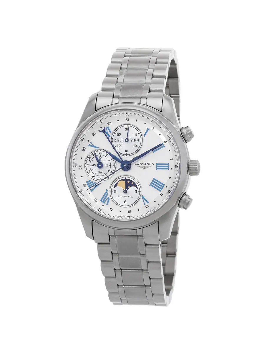 Longines Часы Longines Master Collection Хронограф Автомат Лунная Фаза Серебристый Циферблат — изображение 1 из 3