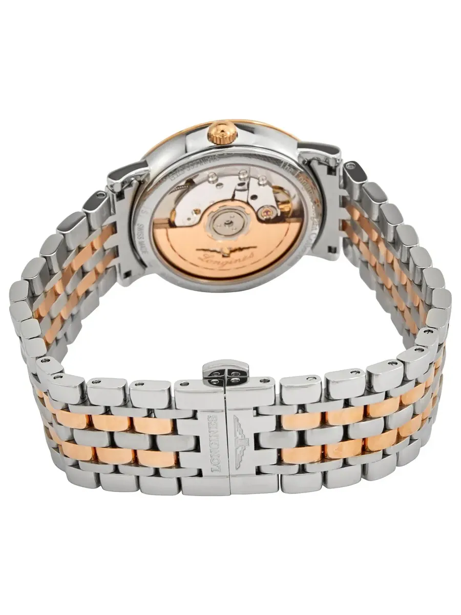 Женские часы Longines Elegant с серебристым циферблатом и бриллиантами L4.809.5.77.7 — изображение 3 из 6