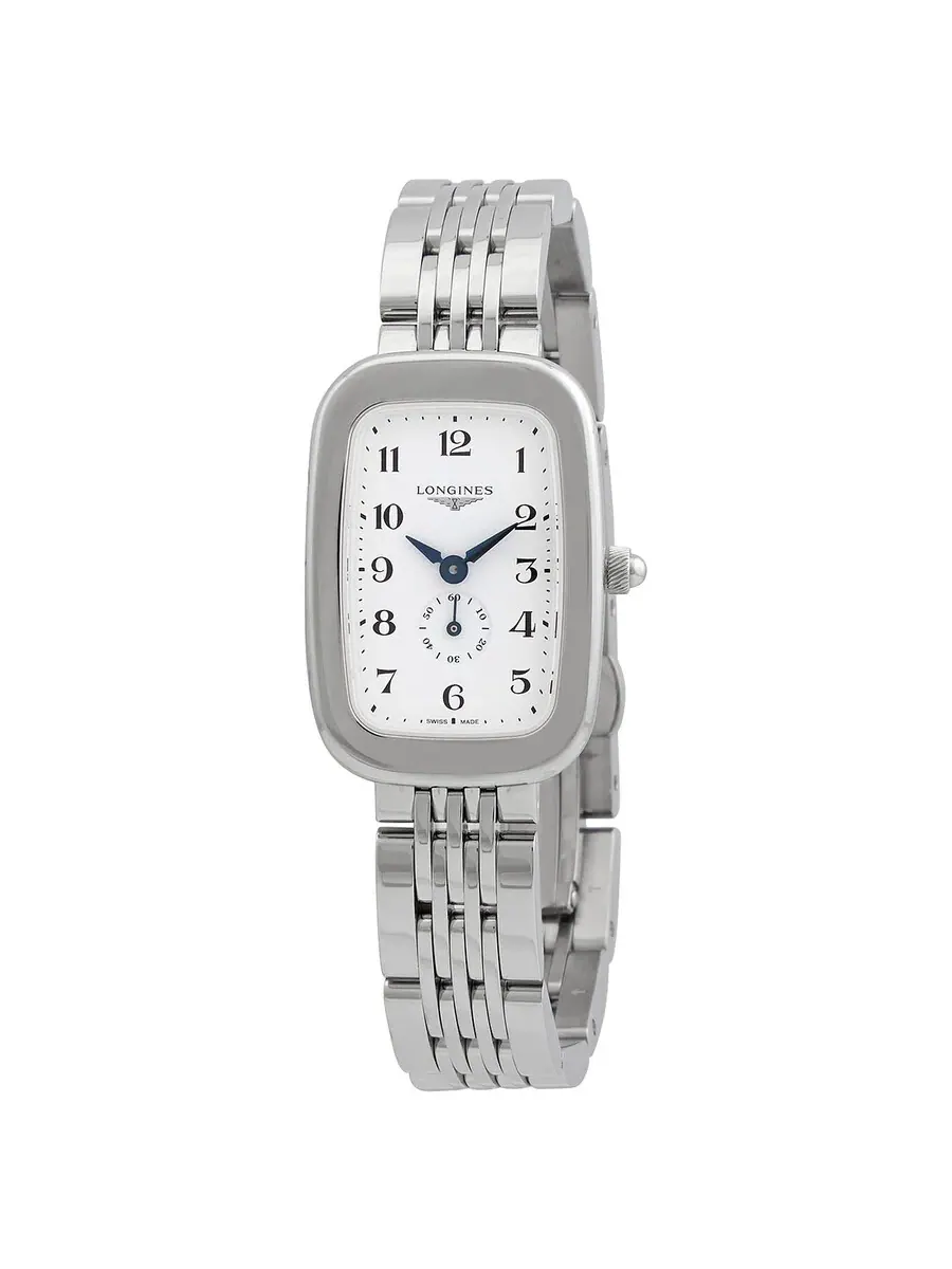 Женские часы Longines Equestrian Quartz с белым циферблатом L61414136 — изображение 1 из 3, оттенок серебристый