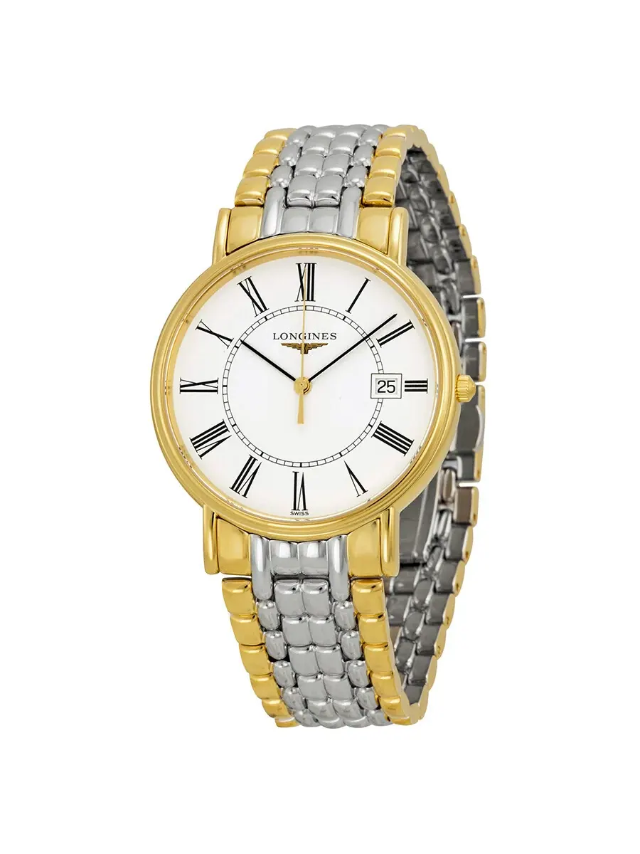 Мужские часы Longines La Grande Classique Presence с белым циферблатом и стальным корпусом — изображение 1 из 4