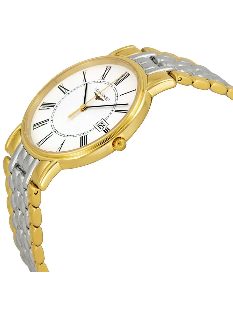 Мужские часы Longines La Grande Classique Presence с белым циферблатом и стальным корпусом — изображение 2 из 4