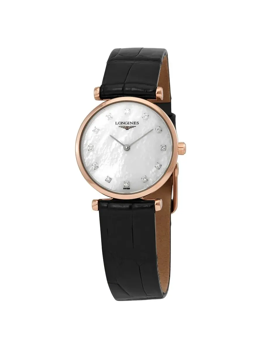Женские часы Longines La Grande Classique Quartz с бриллиантами — изображение 1 из 3, оттенок розовый золотистый