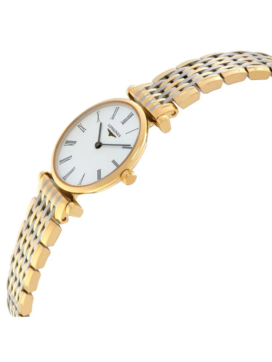 Женские часы Longines La Grande Classique Quartz с белым циферблатом L4.209.2.11.D — изображение 2 из 3, оттенок золотистый