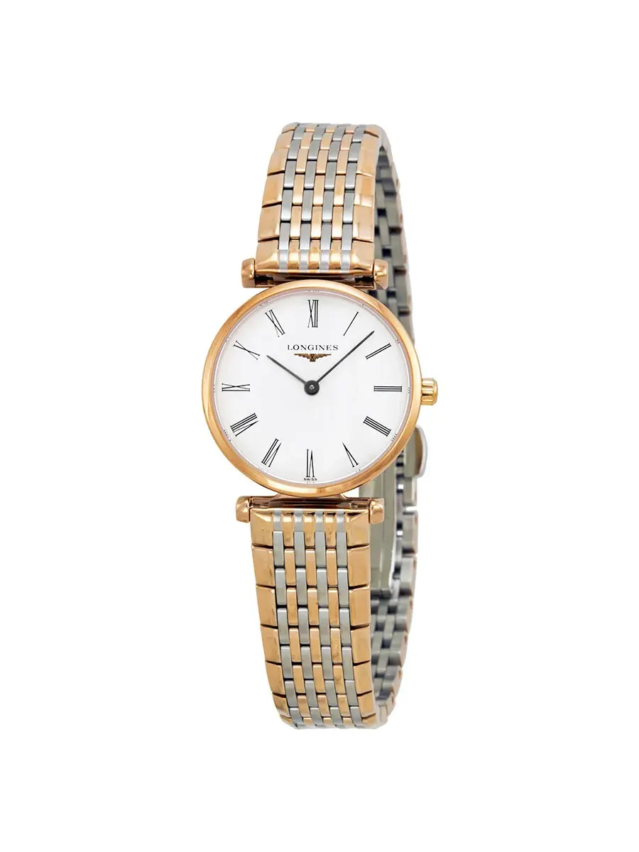 Женские часы Longines La Grande Classique с белым циферблатом и двухцветным корпусом L42091917 — изображение 1 из 4
