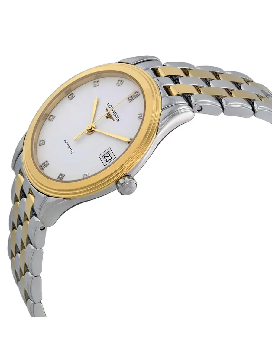 Мужские автоматические часы Longines Les Grandes Flagship Diamond, модель L4.774.3.27.7 — изображение 2 из 4