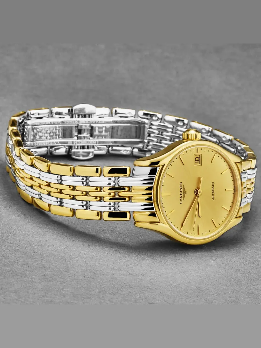 Женские часы Longines Lyre Automatic с шампановым циферблатом L4.360.2.32.7 — изображение 2 из 4, оттенок желтый золотистый
