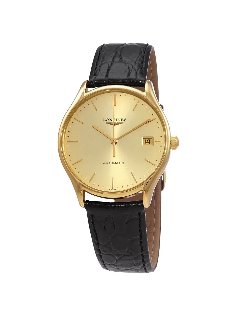 Женские часы Longines Lyre Automatic с золотым циферблатом L4.860.2.32.2 — изображение 1 из 3, оттенок желтый золотистый