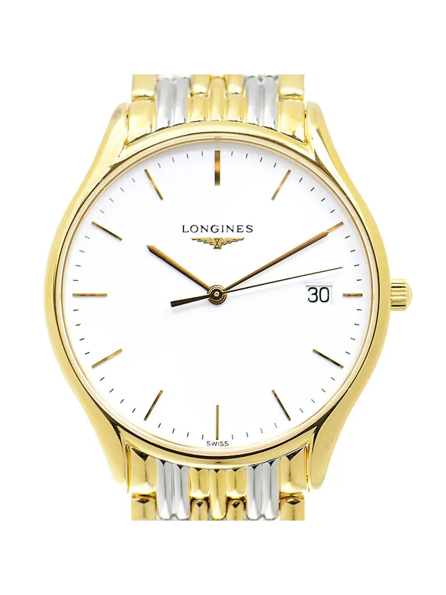 Женские часы Longines Lyre Quartz с белым циферблатом L4.759.2.12.7 — изображение 1 из 5, оттенок желтый золотистый