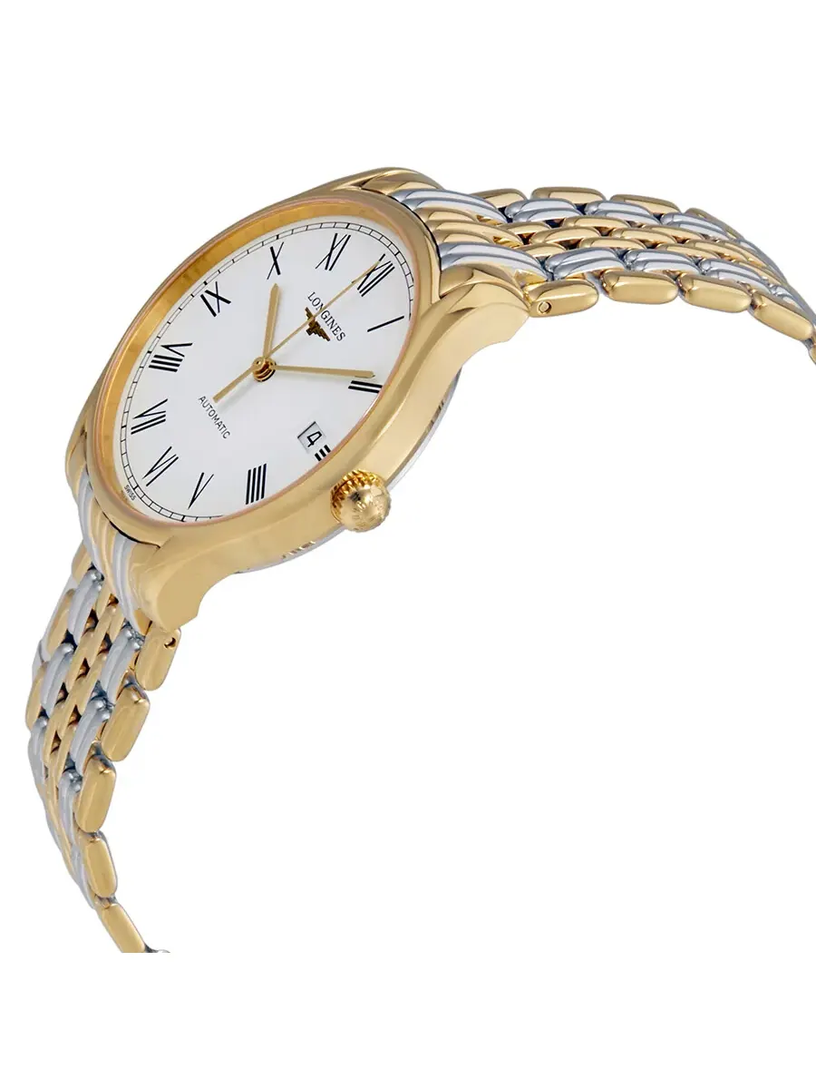Женские часы Longines Lyre с белым циферблатом и двухцветным корпусом L4.860.2.11.7 — изображение 2 из 3, оттенок золотистый