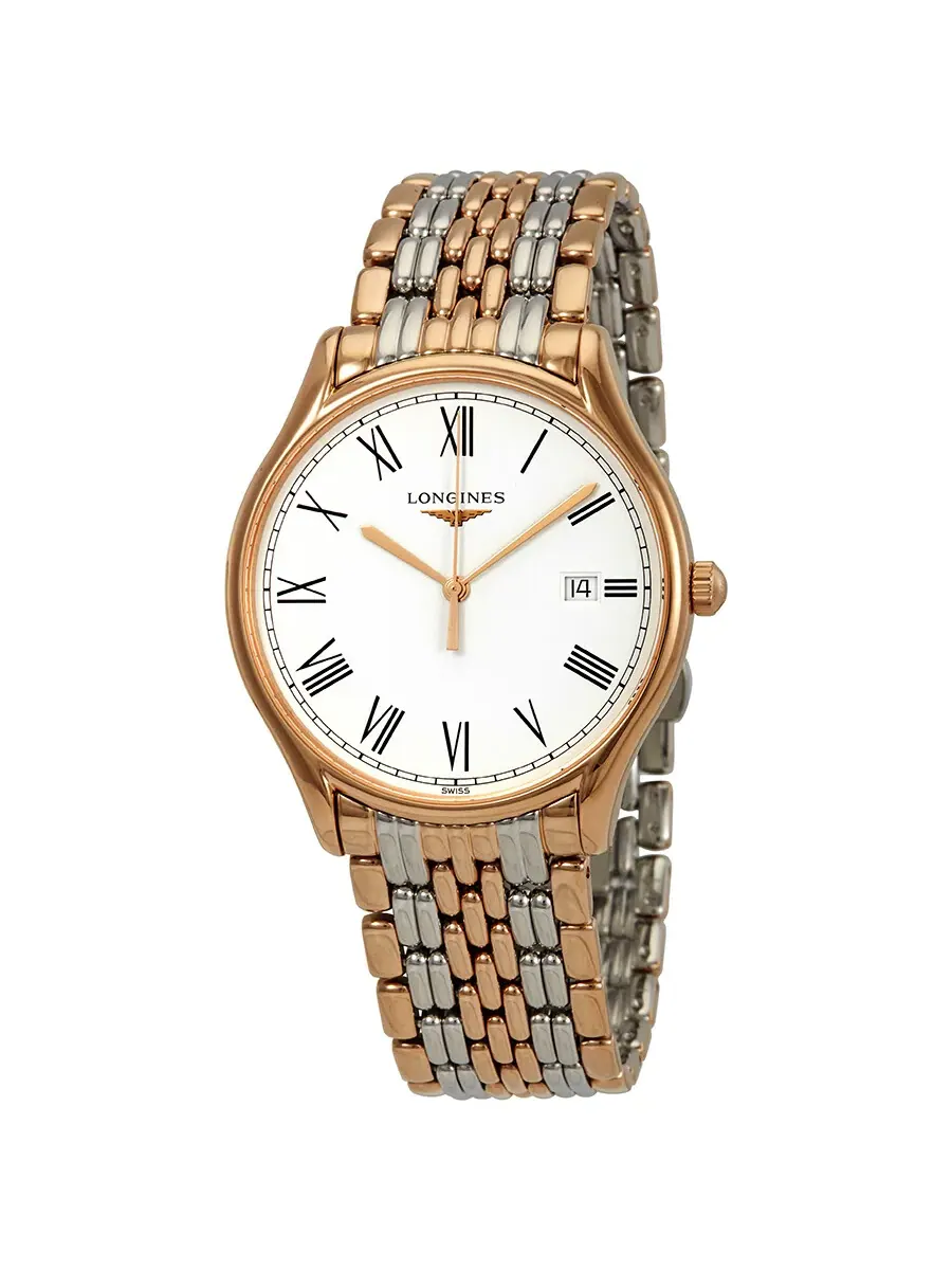 Женские часы Longines Lyre с белым циферблатом и двухцветным корпусом L4.859.1.11.7 — изображение 1 из 3