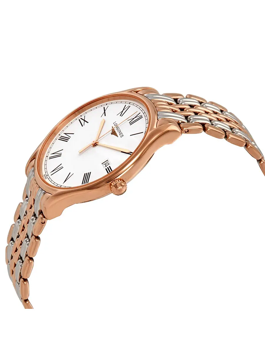Женские часы Longines Lyre с белым циферблатом и двухцветным корпусом L4.859.1.11.7 — изображение 2 из 3