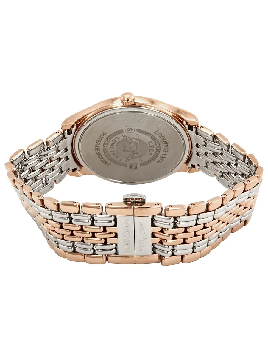Женские часы Longines Lyre с белым циферблатом и двухцветным корпусом L4.859.1.11.7 — изображение 3 из 3
