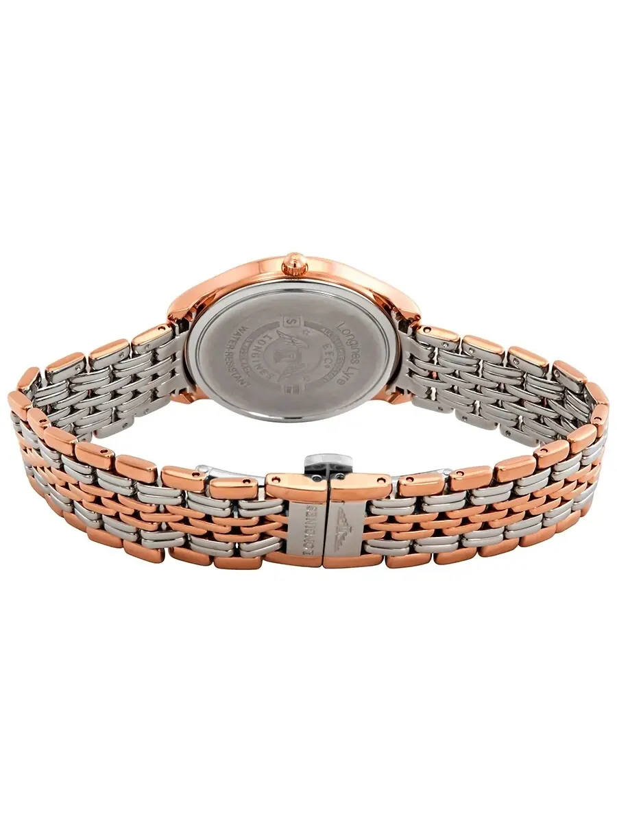 Женские часы Longines Lyre с белым матовым циферблатом и двухцветным корпусом L43591117 — изображение 3 из 3