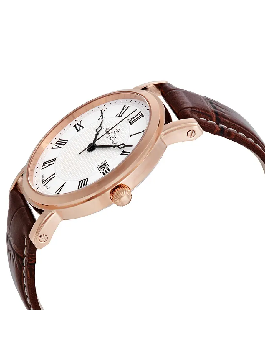 Мужские часы Mathey-Tissot City с белым циферблатом HB611251PBR — изображение 2 из 3, оттенок розовый