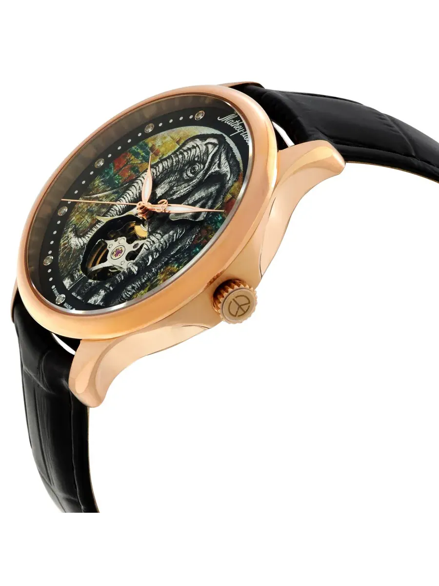 Мужские часы Mathey-Tissot Edmond Auto с ручной сборкой и многоцветным циферблатом MC1886PEL — изображение 2 из 3