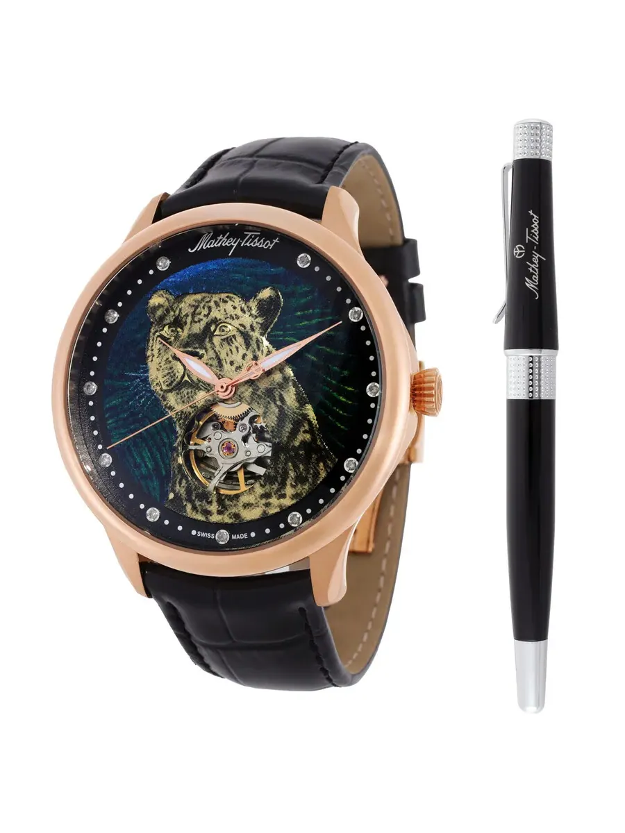 Мужские часы Mathey-Tissot Edmond Auto с ручной сборкой и многоцветным циферблатом MC1886PLEO — изображение 1 из 3