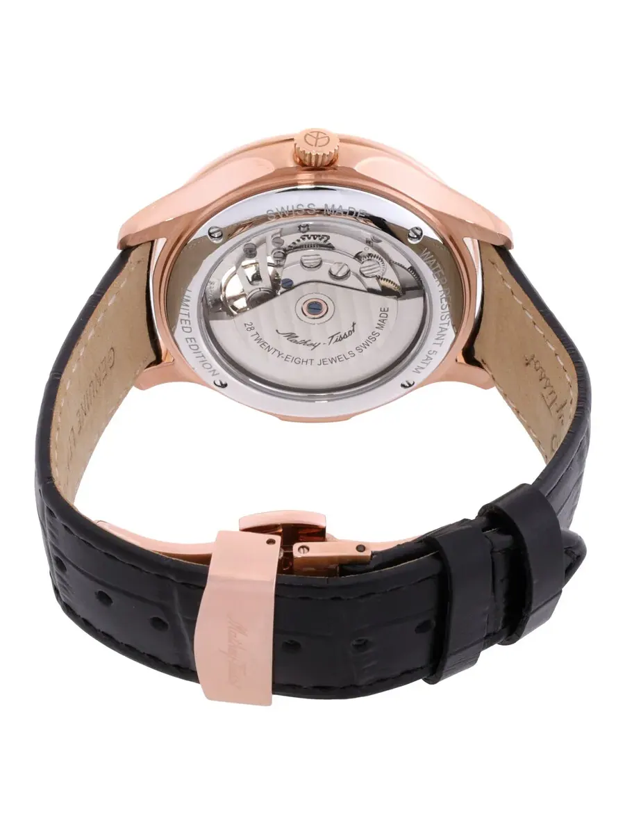 Мужские часы Mathey-Tissot Edmond Auto с ручной сборкой и многоцветным циферблатом MC1886PLIO — изображение 3 из 3