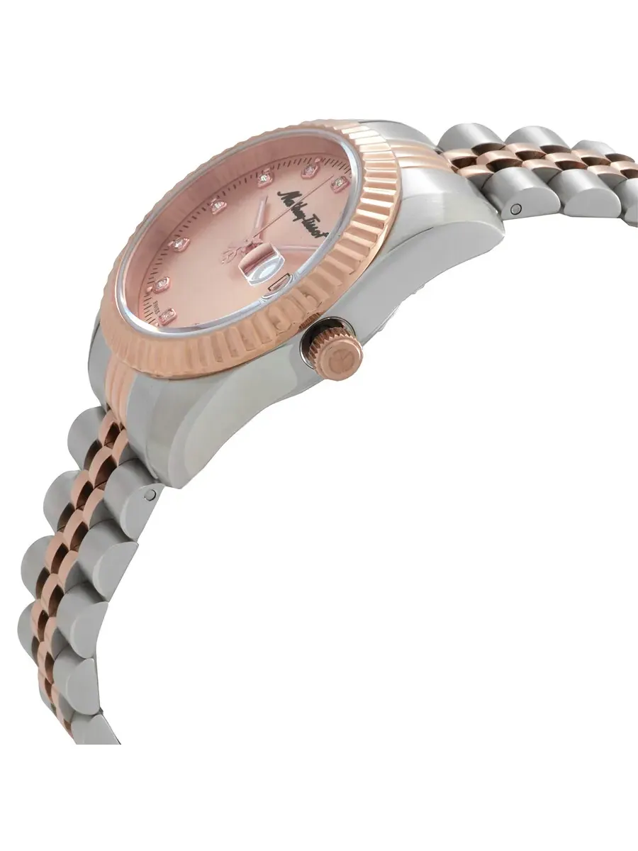 Женские часы Mathey-Tissot Mathy III Quartz с розовым циферблатом D810RSAL — изображение 2 из 3, оттенок розовый золотистый