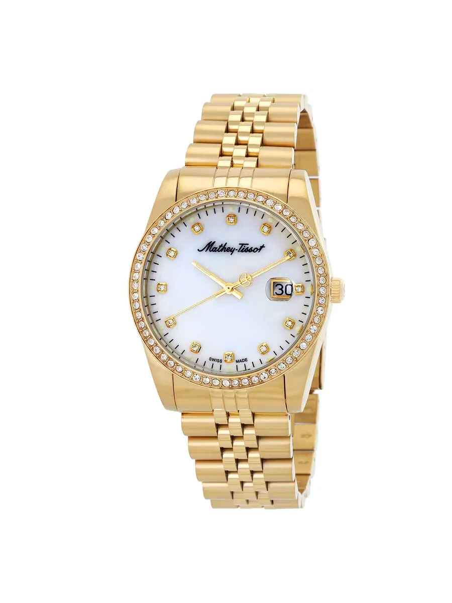 Мужские часы Mathey-Tissot Mathy IV Quartz с перламутровым циферблатом H709PQI — изображение 1 из 3