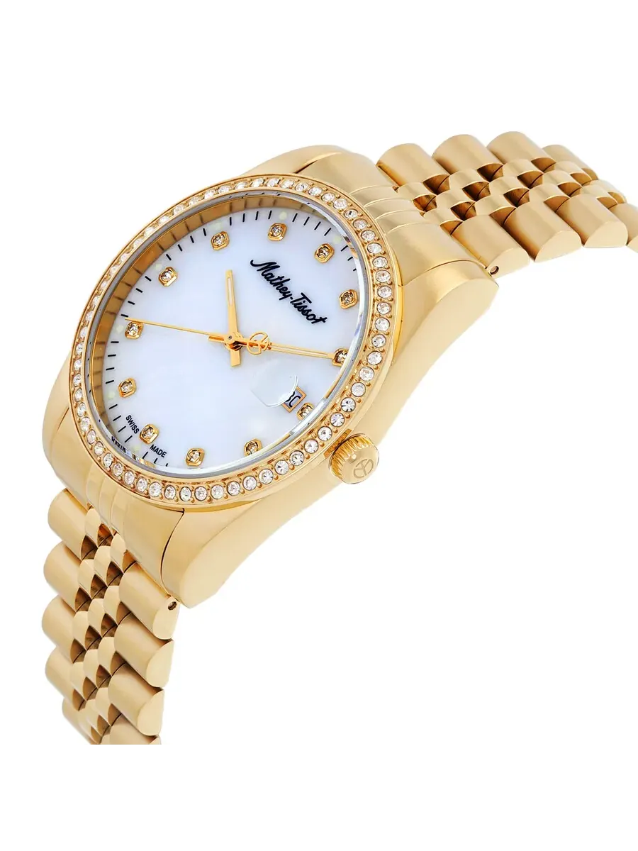 Мужские часы Mathey-Tissot Mathy IV Quartz с перламутровым циферблатом H709PQI — изображение 2 из 3