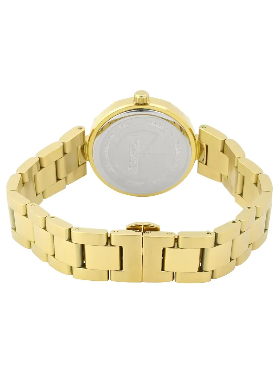 Женские кварцевые часы Mathey-Tissot Molly с бриллиантами, модель D1087PQYI — изображение 3 из 3, оттенок желтый золотистый