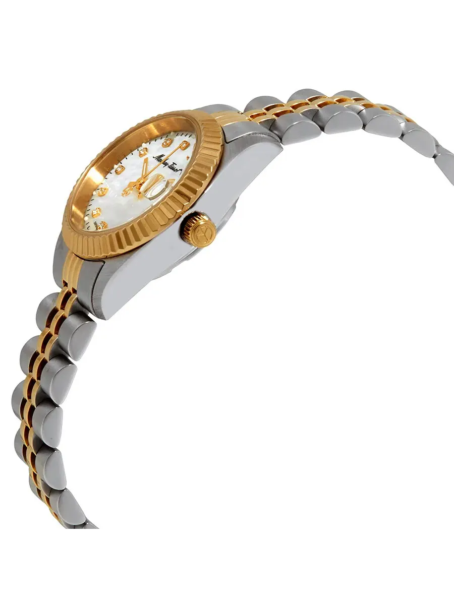 Женские кварцевые часы Mathey-Tissot Mathey II с перламутровым циферблатом D710BI — изображение 2 из 3