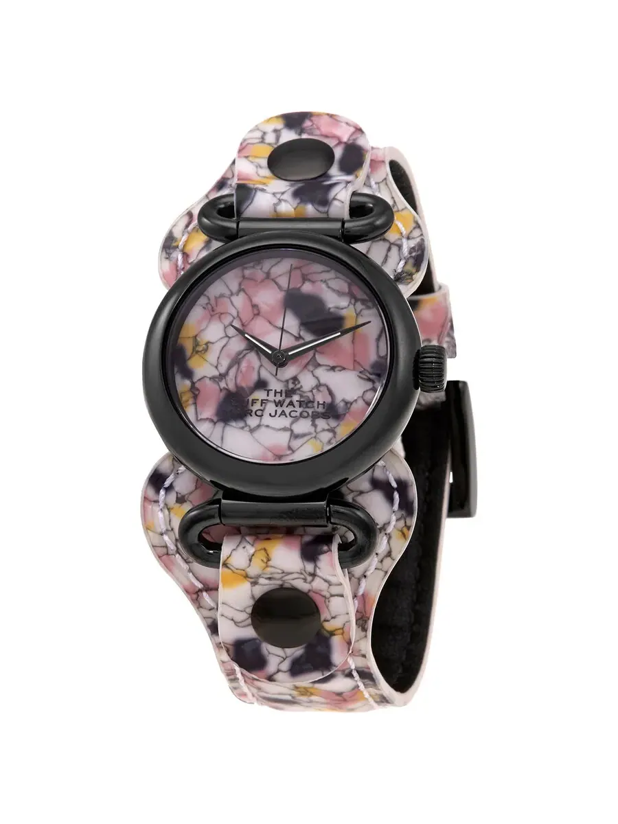Женские часы Marc Jacobs The Cuff Quartz MJ0120190883 — изображение 1 из 3, оттенок черный