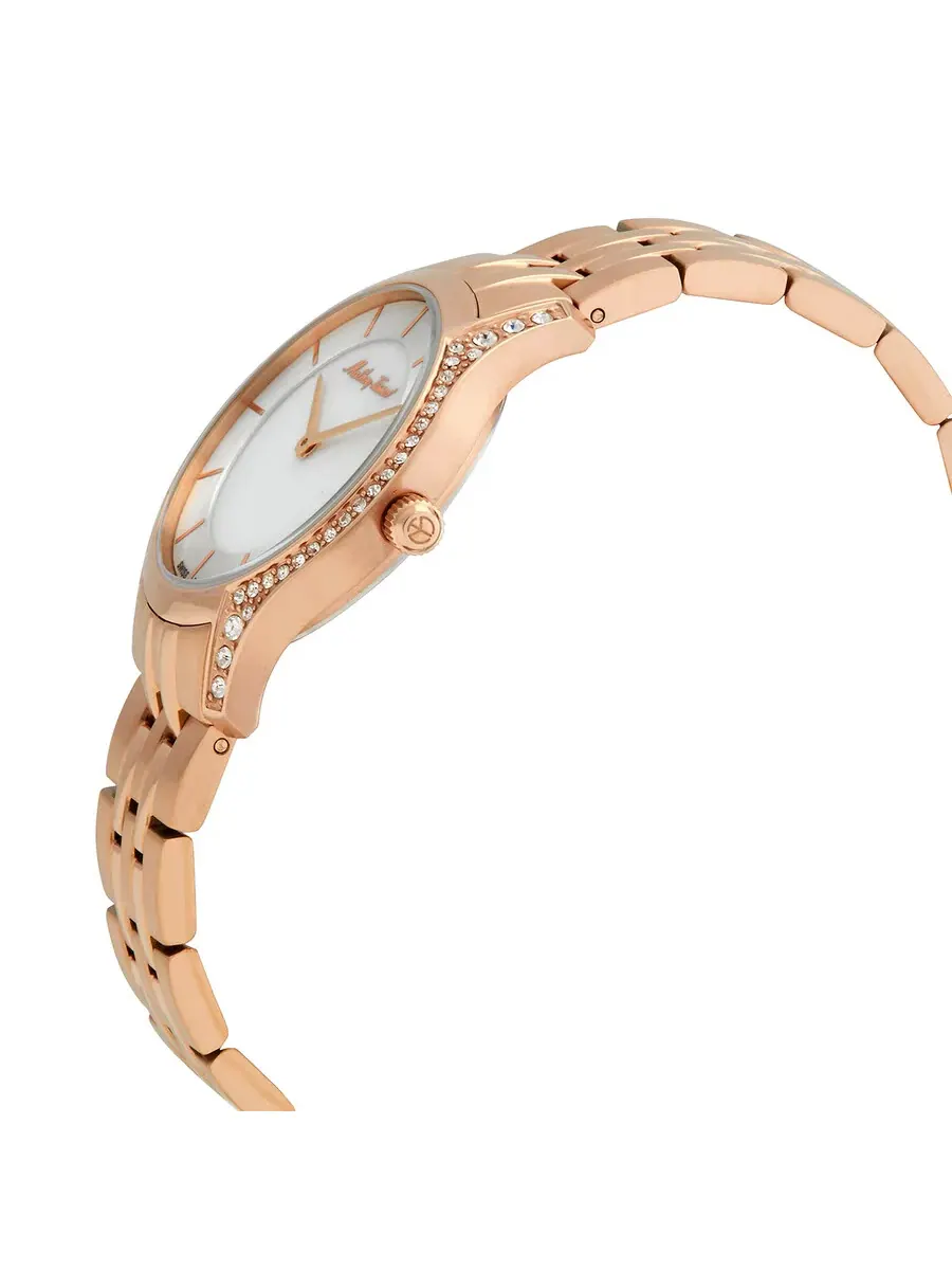 Женские часы Mathey-Tissot Tacy Quartz с белым циферблатом D949RQI — изображение 2 из 3, оттенок розовый золотистый