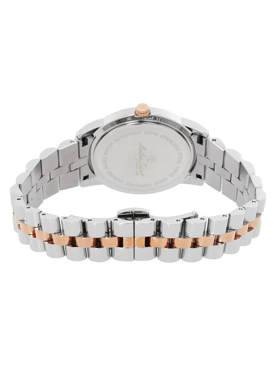 Женские часы Mathey-Tissot Artemis Quartz с розовым циферблатом D10860BPK — изображение 3 из 3, оттенок розовый золотистый