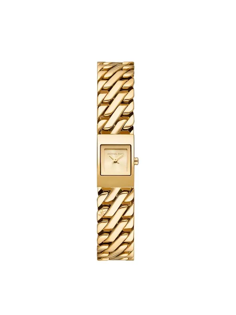 Женские кварцевые часы Michael Kors Darrington с золотым циферблатом MK4907 — изображение 1 из 3, оттенок золотистый
