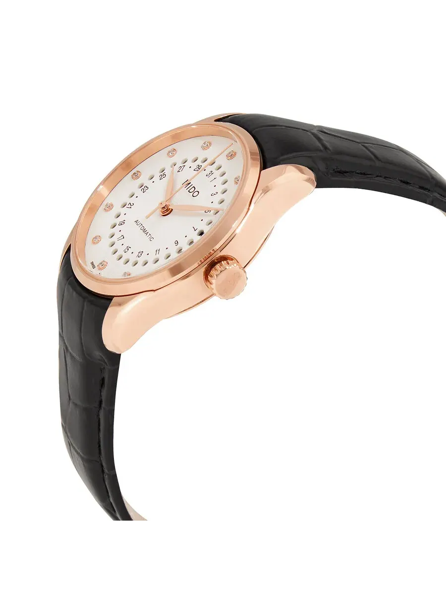 Женские часы Mido Automatic с белым циферблатом и бриллиантами M0242073603600 — изображение 2 из 3
