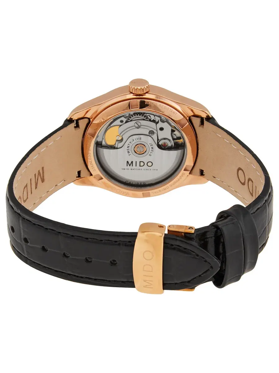 Женские часы Mido Automatic с белым циферблатом и бриллиантами M0242073603600 — изображение 3 из 3