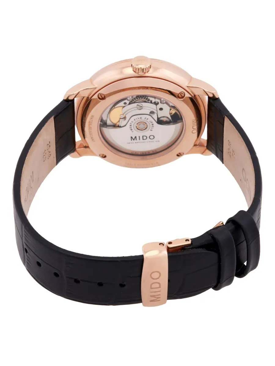 Мужские автоматические часы Mido Baroncelli с белым циферблатом M0274263601800 — изображение 3 из 3